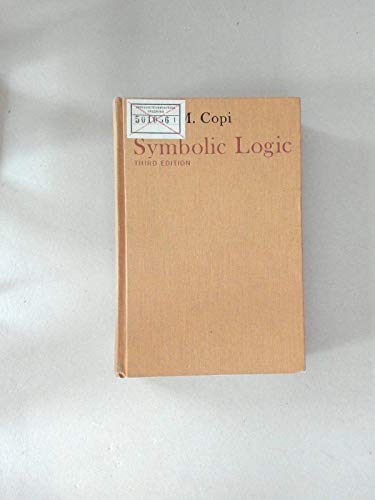 9780023250507: Symbolic Logic