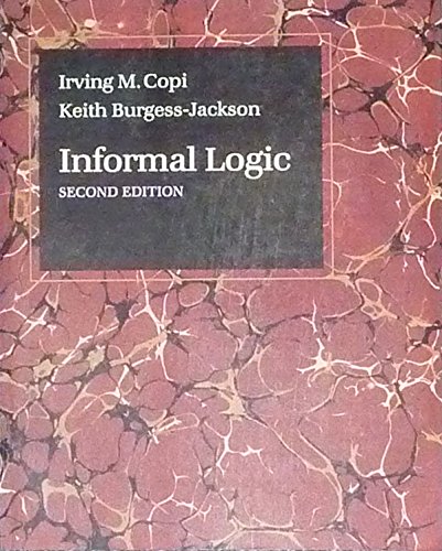 Imagen de archivo de Informal Logic a la venta por ThriftBooks-Atlanta