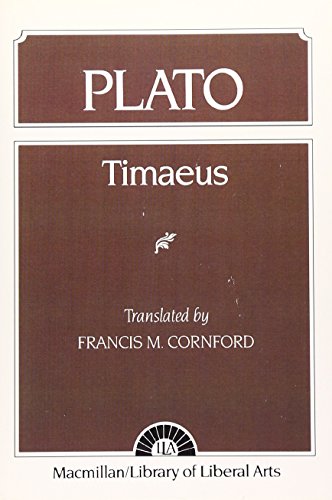 Plato: Timaeus (9780023251900) by Cornford, Francis M.