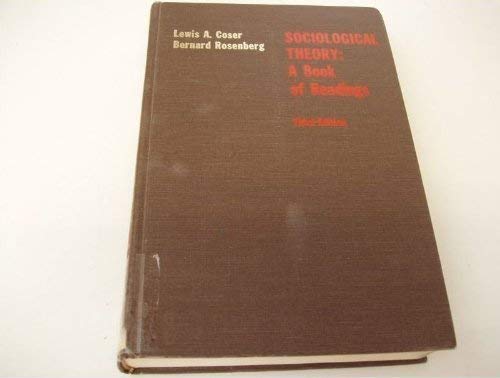 Imagen de archivo de Sociological Theory a la venta por Stephen White Books