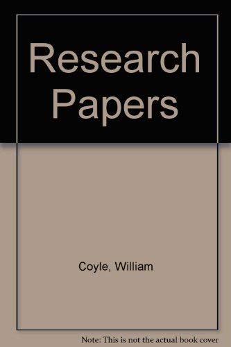 Stock image for Research Papers for sale by Ergodebooks