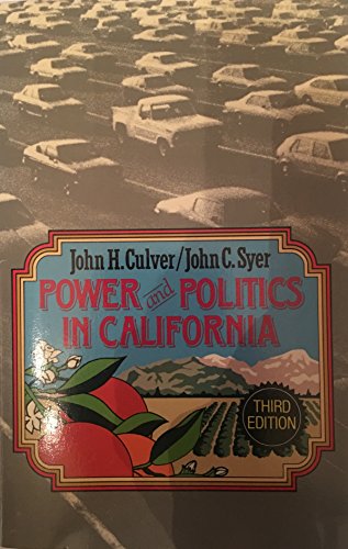 Stock image for Power and Politics in California for sale by OddReads