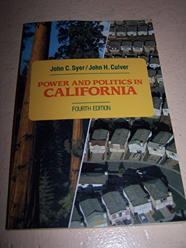 Imagen de archivo de Power and Politics in California a la venta por arcfoundationthriftstore