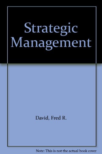 Stock image for Concepts and Cases (Strategic Management) for sale by WorldofBooks