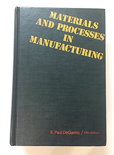 Stock image for Materials and processes in manufacturing for sale by HPB-Red