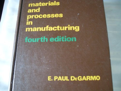 Stock image for Materials and Processes in Manufacturing for sale by Ergodebooks