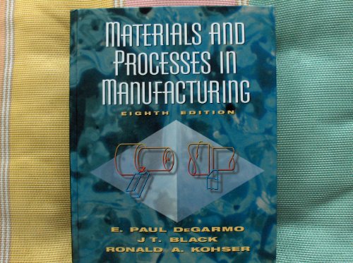 9780023286216: MATERIALS PROCESSES MANUF