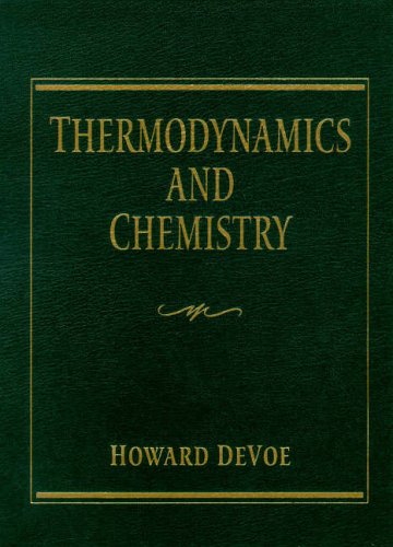 9780023287411: Thermodynamics and Chemistry