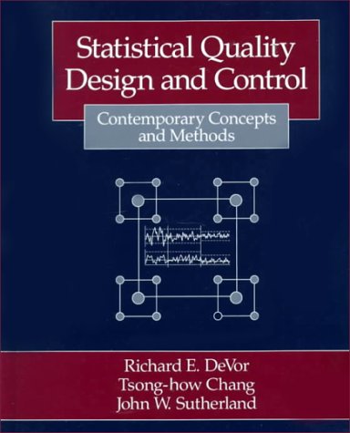 9780023291807: Statistical Quality Design and Control: Contemporary Concepts and Methods