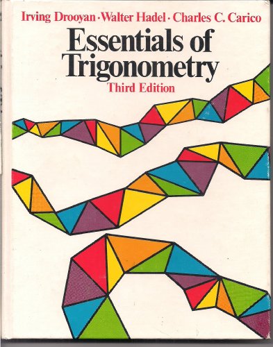 Beispielbild fr Essentials of trigonometry zum Verkauf von Buchmarie