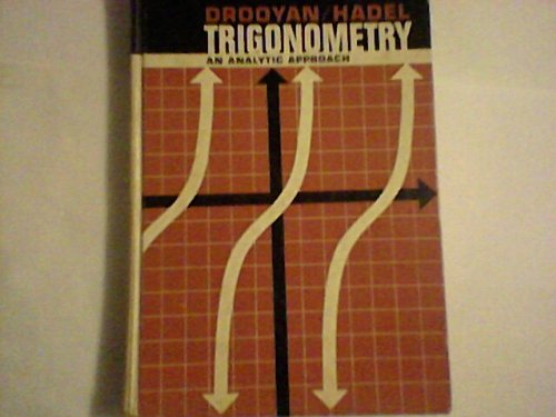 Beispielbild fr Trigonometry: An Analytic Approach zum Verkauf von Wonder Book