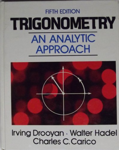 9780023306501: Trigonometry: An analytic approach