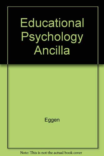 Educational Psychology Ancilla (9780023316999) by Unknown Author