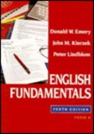 9780023329104: English Fundamentals, Form B