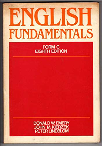 9780023331008: English fundamentals, form C