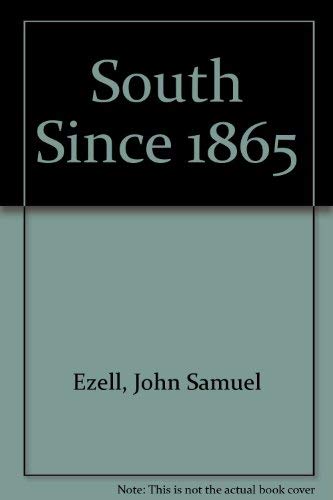 The South Since 1865