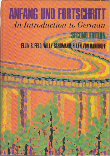9780023367601: Anfang Und Fortschritt: An Introduction to German