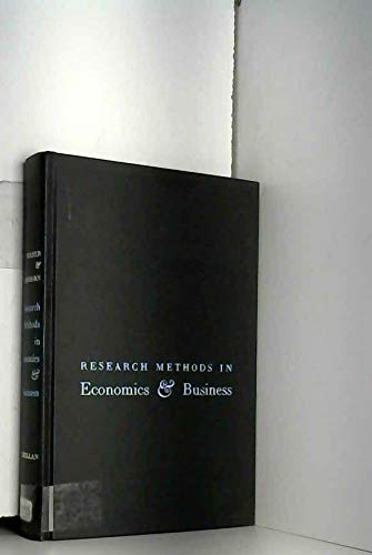 Research Methods in Economics and Business (9780023369506) by Ferber, Robert