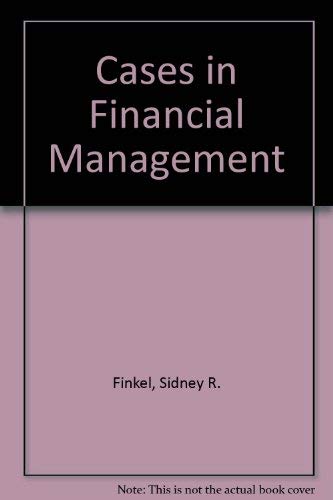 Stock image for Cases in Financial Management for sale by Better World Books