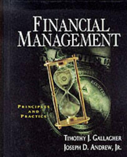 9780023402715: Financial Management: Principles and Practices