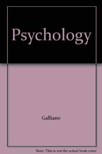 Imagen de archivo de Psychology a la venta por Books From California