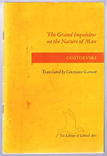 Imagen de archivo de The Grand Inquisitor On the Nature of Man a la venta por Ergodebooks