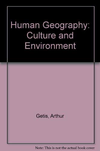 9780023415807: Human Geography: Culture and Environment