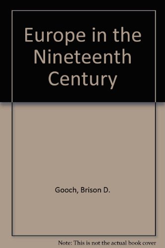 9780023445804: Europe in the Nineteenth Century