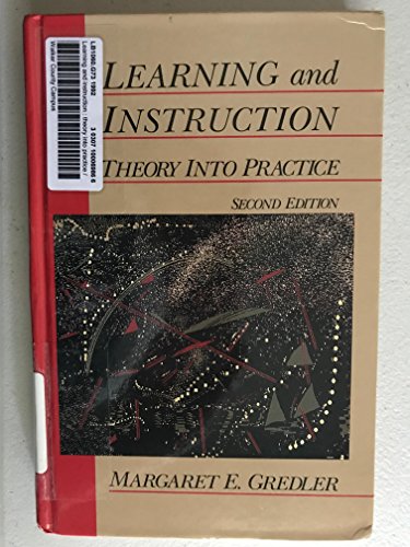 9780023462405: Learning and Instruction: Theory into Practice
