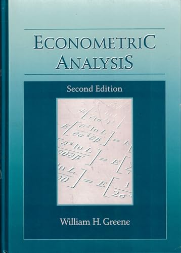 Beispielbild fr Econometric Analysis zum Verkauf von SecondSale