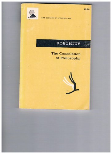 Stock image for The Consolation of Philosophy: Boethius for sale by ThriftBooks-Atlanta