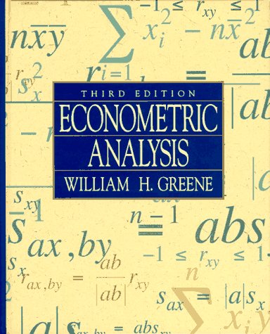 9780023466021: Econometrics Analysis