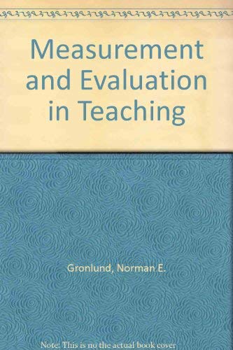 9780023480508: Measurement and Evaluation in Teaching