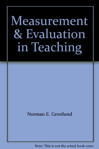 9780023481109: Measurement and Evaluation in Teaching