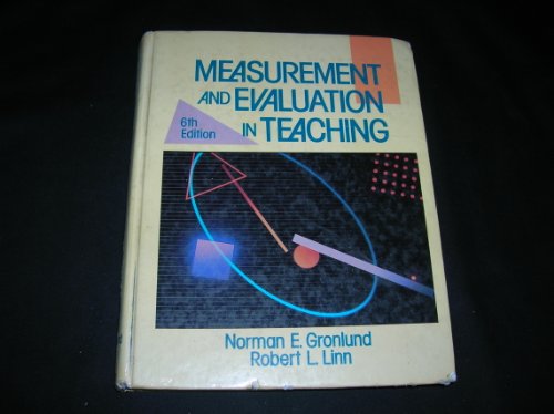 9780023481116: Measurement and Evaluation in Teaching