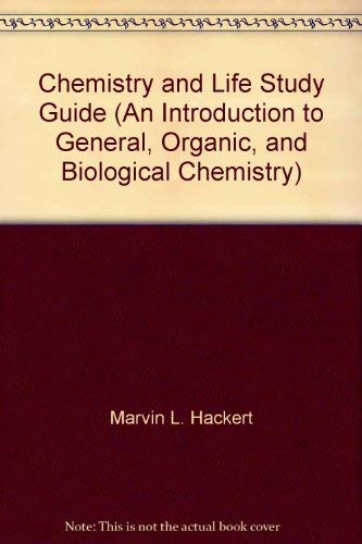 Beispielbild fr Chemistry And Life Study Guide (An Introduction To General, Organic, And Biological Chemistry) zum Verkauf von Library House Internet Sales