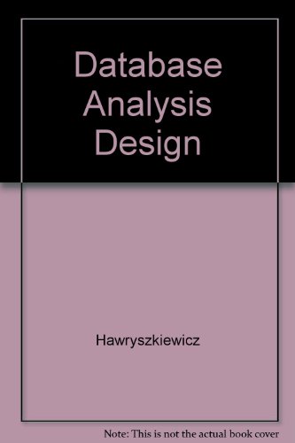 Stock image for Database Analysis and Design for sale by HPB-Red