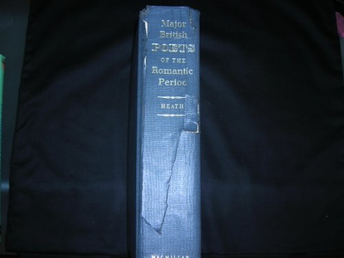 Stock image for Major British Poets of the Romantic Period for sale by ThriftBooks-Dallas