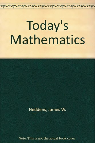 9780023529474: Today's Mathematics