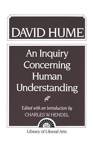 9780023531101: Hume: An Inquiry Concerning Human Understanding