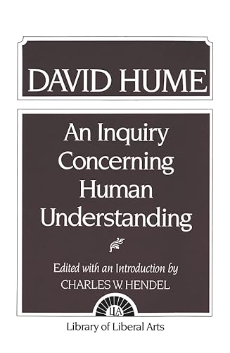 9780023531101: Inquiry Concerning Human Understanding an Abstract