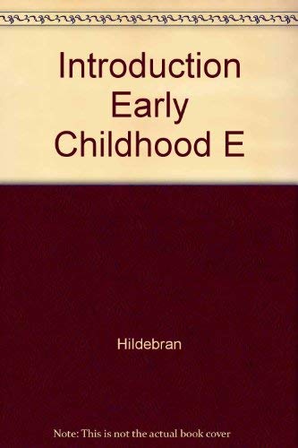 9780023542800: Introduction to Early Childhood Education