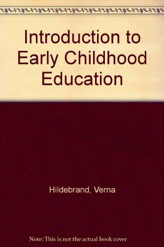 9780023542909: Introduction to Early Childhood Education