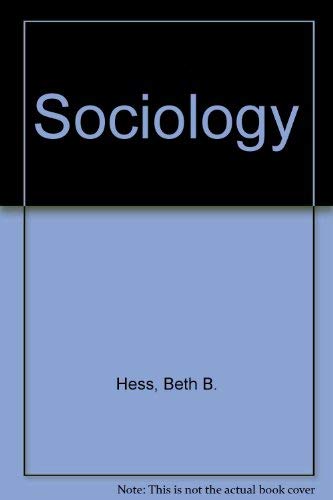 Stock image for Sociology for sale by Better World Books