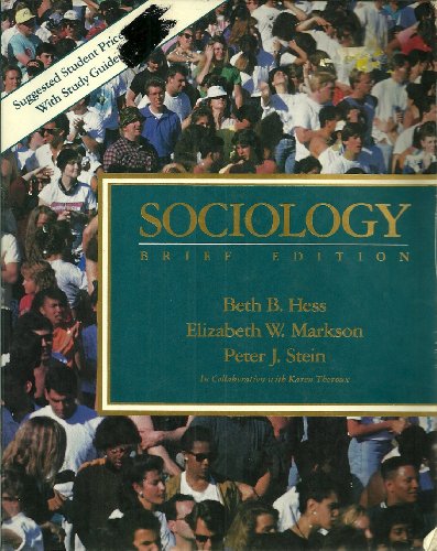 9780023544316: Sociology: Brief Edition