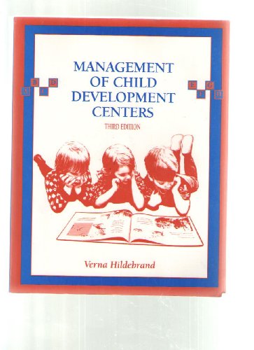 Stock image for Management of Child Development Centers for sale by Ergodebooks