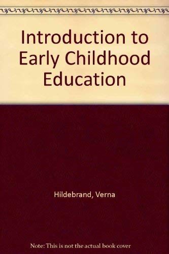 Beispielbild fr Introduction to Early Childhood Education zum Verkauf von Better World Books
