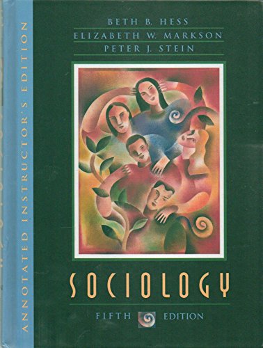Imagen de archivo de Sociology a la venta por BookHolders