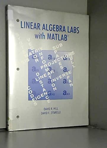 Stock image for Linear Algebra Labs With Matlab for sale by Phatpocket Limited