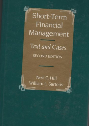 Imagen de archivo de Short-Term Financial Management: Text and Cases a la venta por Anderson Book